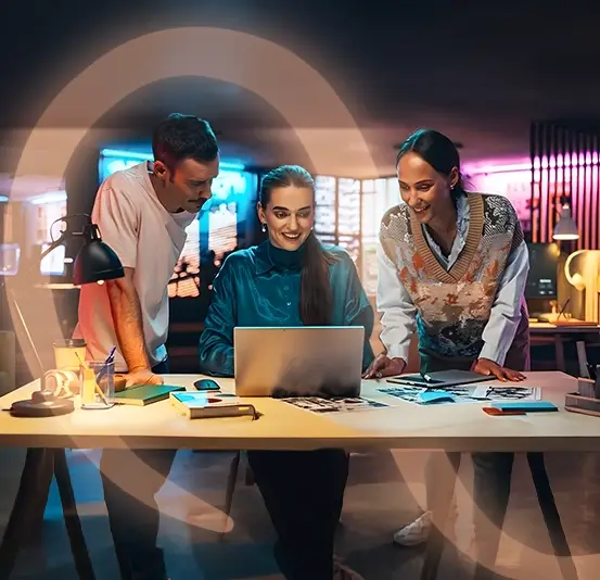 Driving success illustration